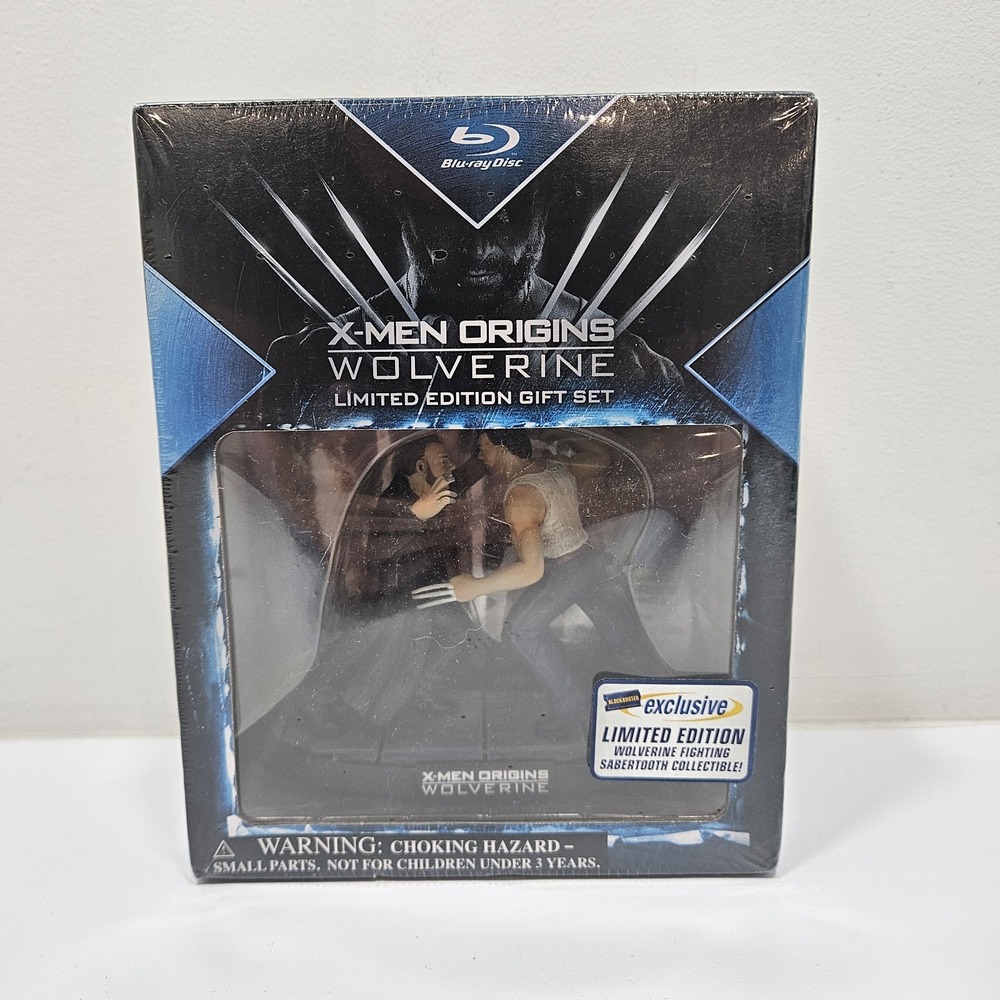 Blu-Ray X-Men Origins: Wolverine Limited Edition Blockbuste Gift Set NIB